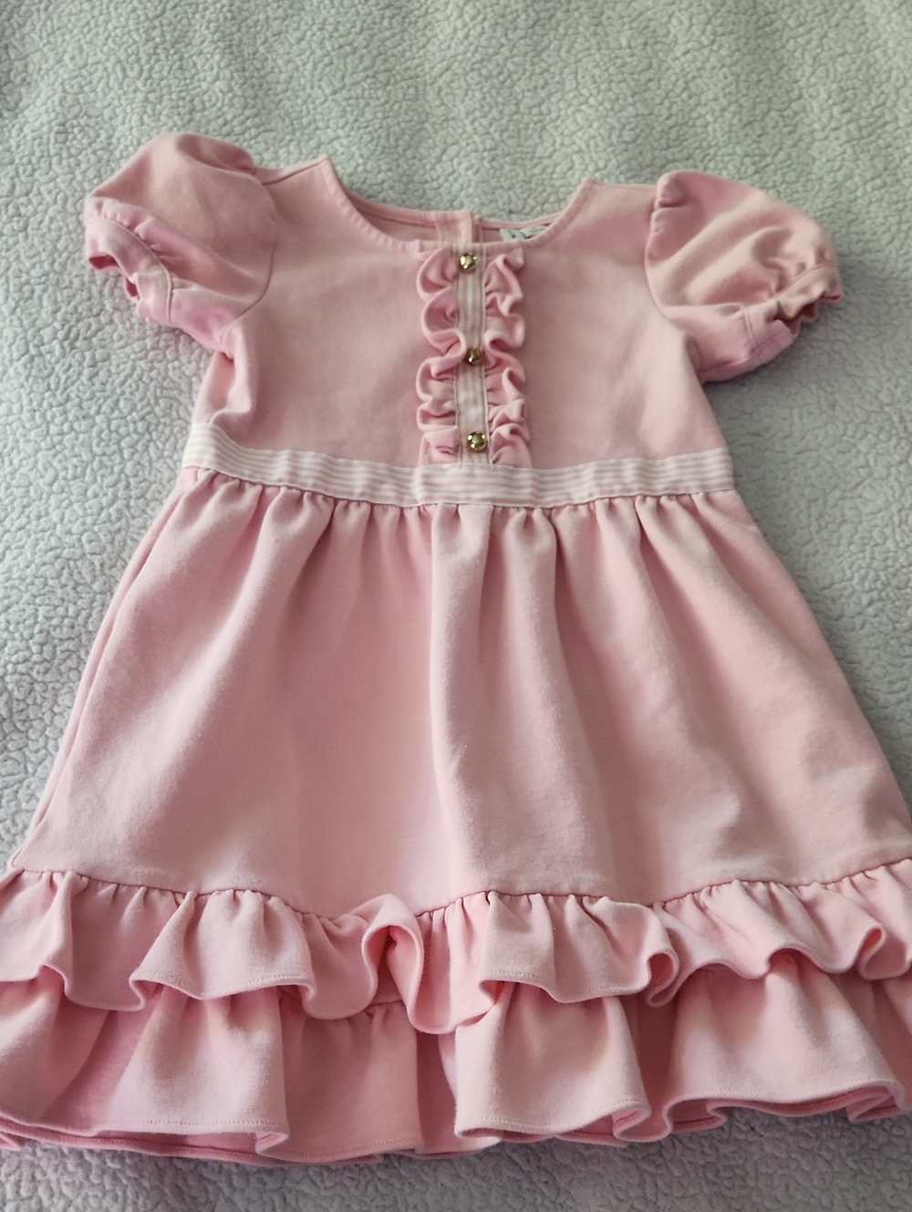 Janie & Jack pink ruffle dress Size 4